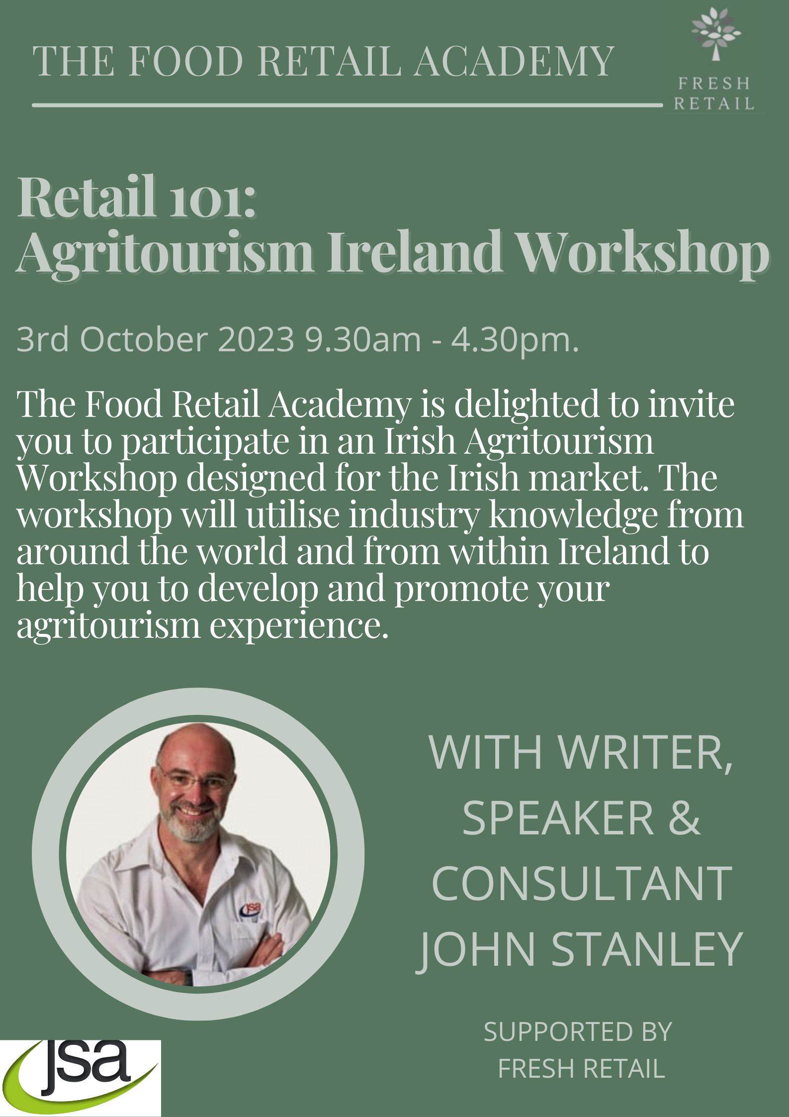 Retail 101 - Agritourism Ireland Workshop - 3rd October 2023